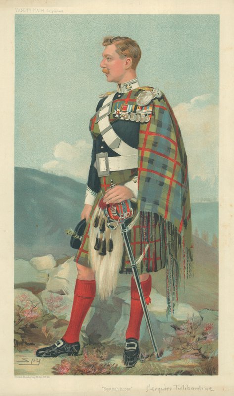 Le marquis de Tullibardine, Scottish Horse, 23 mars 1905, caricature de Vanity Fair - Leslie Matthew Ward