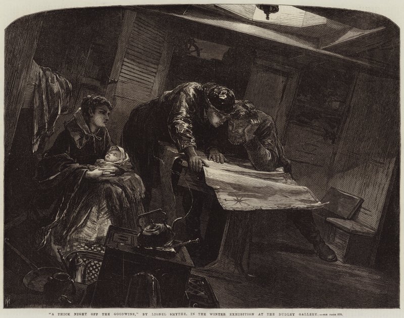 Une nuit épaisse au large des Goodwins - Lionel Percy Smythe