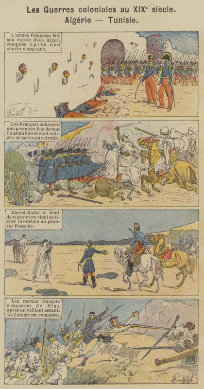 Les Guerres coloniales au XIXe siècle, Algérie, Tunisie - Louis Charles (after) Bombled