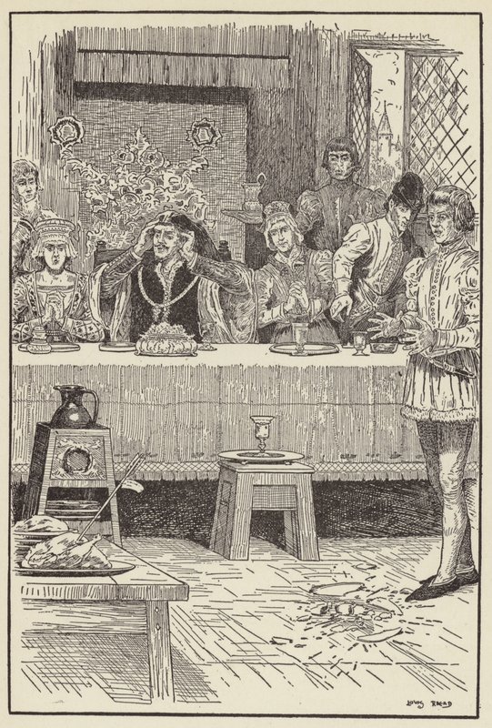 Une flèche siffla à travers la fenêtre ouverte - Louis John Rhead