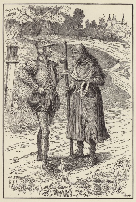 Viens, change tes vêtements pour les miens, vieil homme - Louis John Rhead
