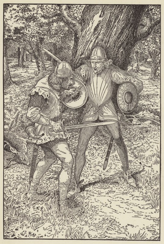 Dieu te bénisse, bon camarade, dit Robin, j