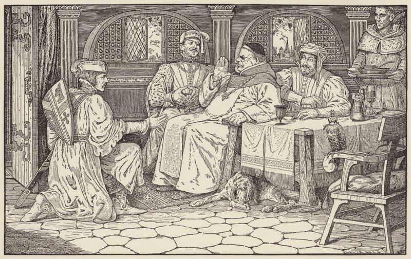 Je viens te prier de me donner un peu de temps de grâce - Louis John Rhead