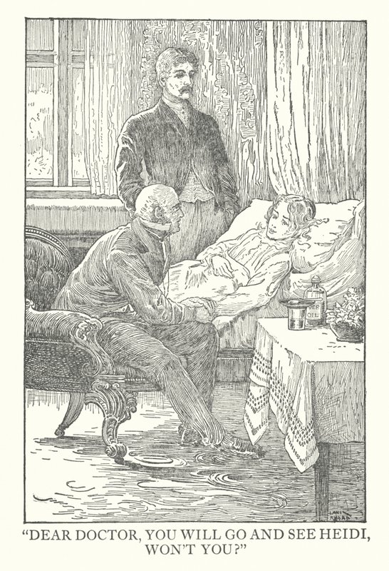 Illustration pour Heidi de Johanna Spyri - Louis John Rhead