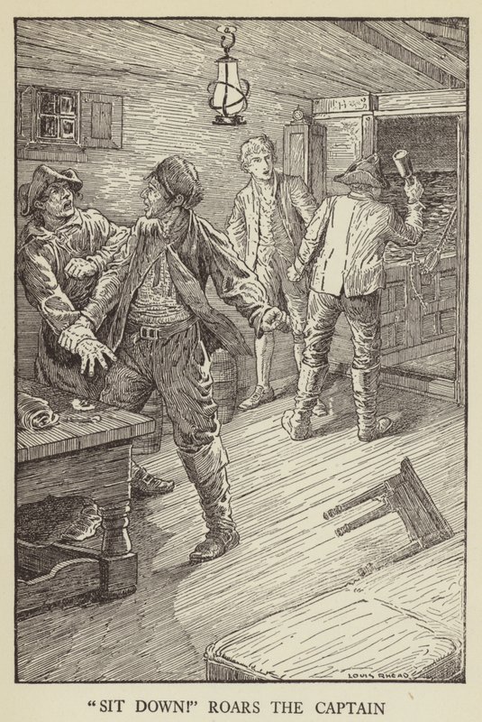 Illustration pour Kidnapped de Robert Louis Stevenson - Louis John Rhead