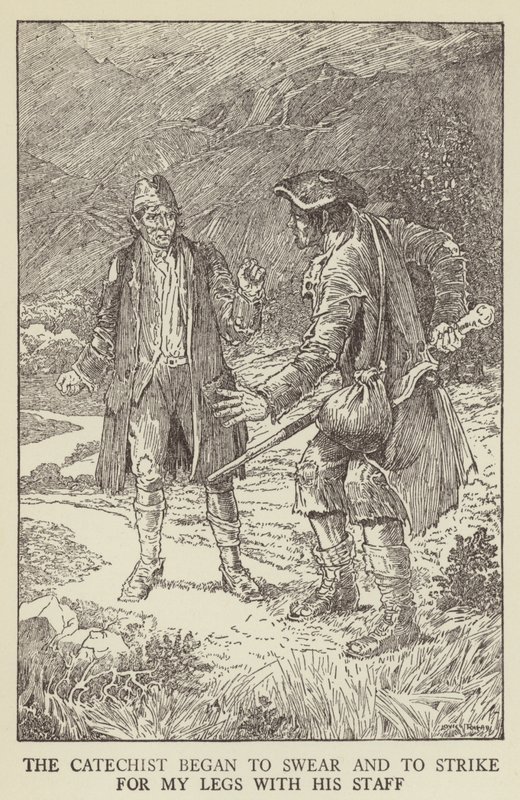 Illustration pour Kidnapped de Robert Louis Stevenson - Louis John Rhead