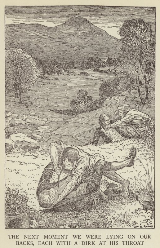 Illustration pour Kidnapped de Robert Louis Stevenson - Louis John Rhead