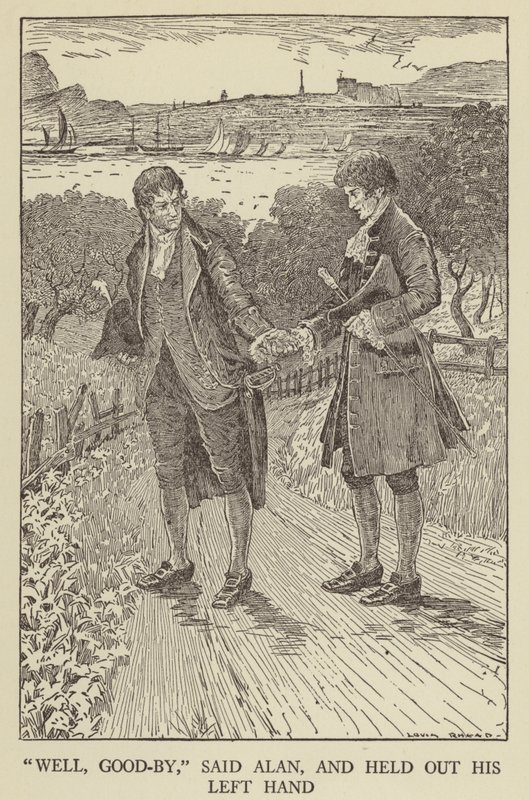 Illustration pour Kidnapped de Robert Louis Stevenson - Louis John Rhead