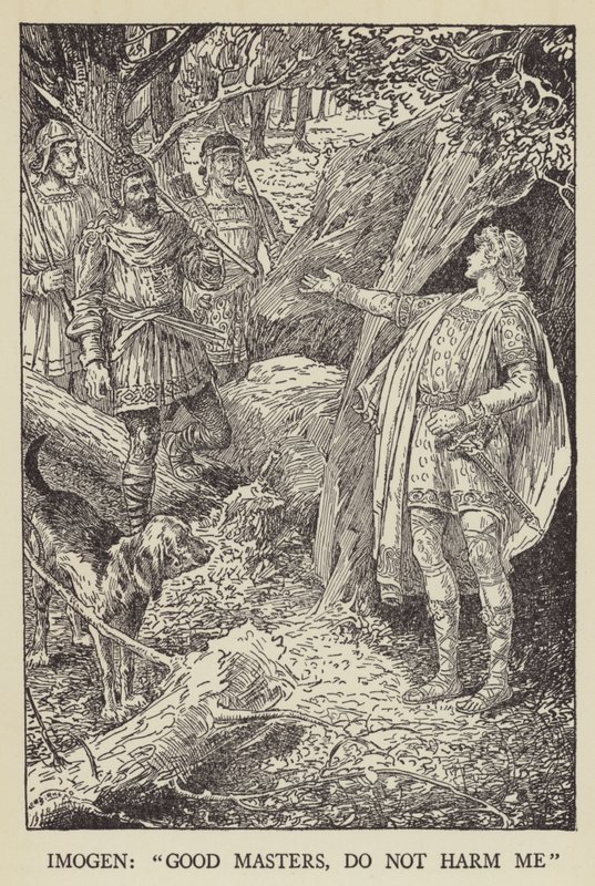 Imogène, bons maîtres, ne me faites pas de mal - Louis John Rhead