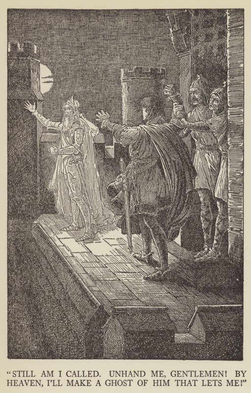 Je suis toujours appelé, lâchez-moi, messieurs! par le ciel, je ferai un fantôme de celui qui me retient! - Louis John Rhead