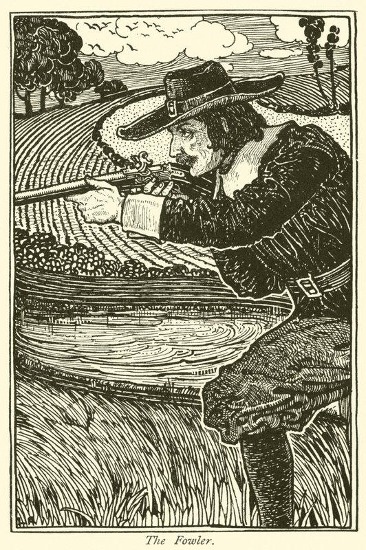 Le Chasseur (gravure) - Louis John Rhead