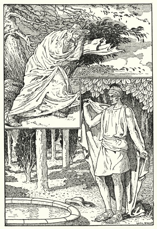 Le Vent du Nord et le Soleil - Louis John Rhead