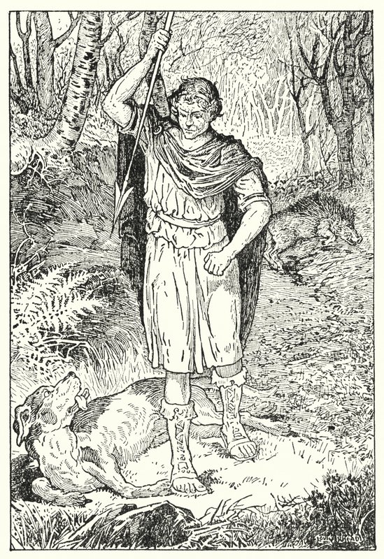 Le vieux chien - Louis John Rhead