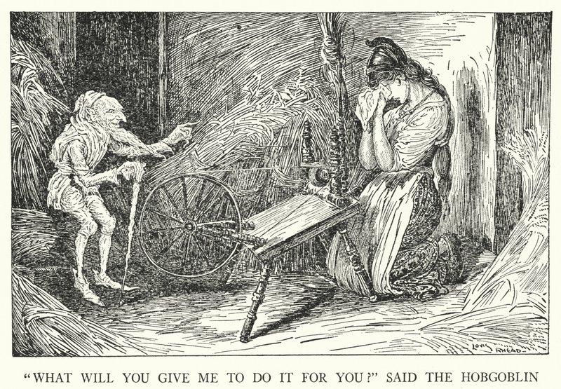 "Que me donnerez-vous pour le faire pour vous?" dit le lutin - Louis John Rhead