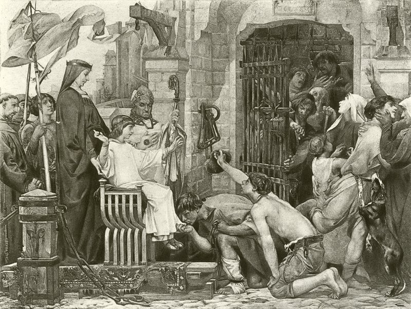 Louis IX ouvre les prisons de France - Luc Oliver Merson