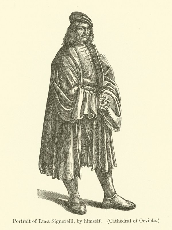 Autoportrait du peintre italien Luca Signorelli - Luca Signorelli