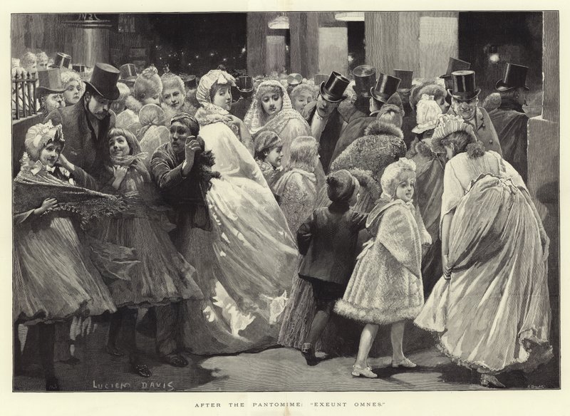 Après la pantomime (gravure) - Lucien Davis