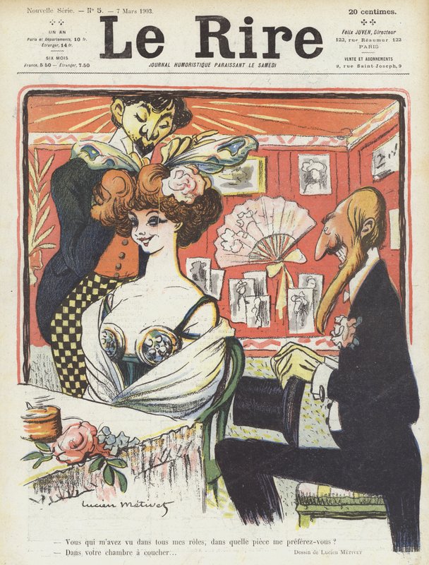 Illustration pour Le Rire - Lucien Metivet