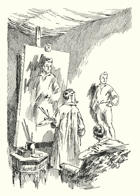 Illustration pour Le Portrait de Dorian Gray d