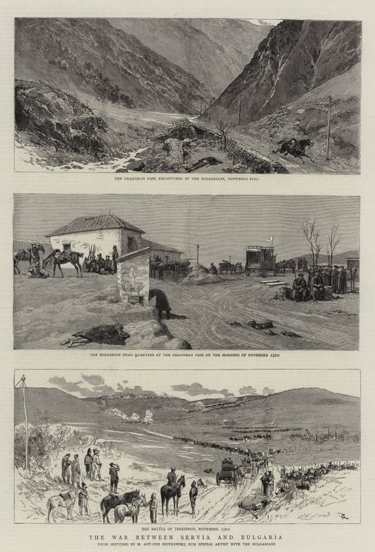 La guerre entre la Serbie et la Bulgarie - Maksymiljan Antoni Piotrowski