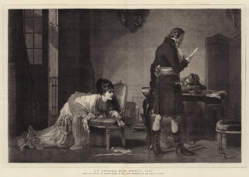 Un appel à la miséricorde, 1793 - Marcus Stone