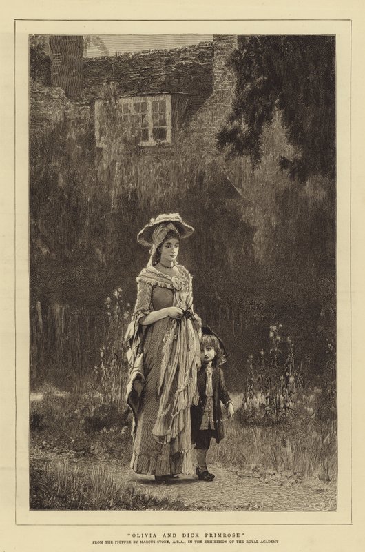 Olivia et Dick Primrose - Marcus Stone