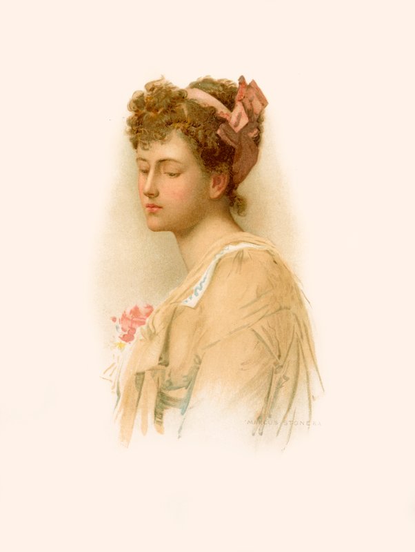Margaret de Tennyson - Marcus Stone