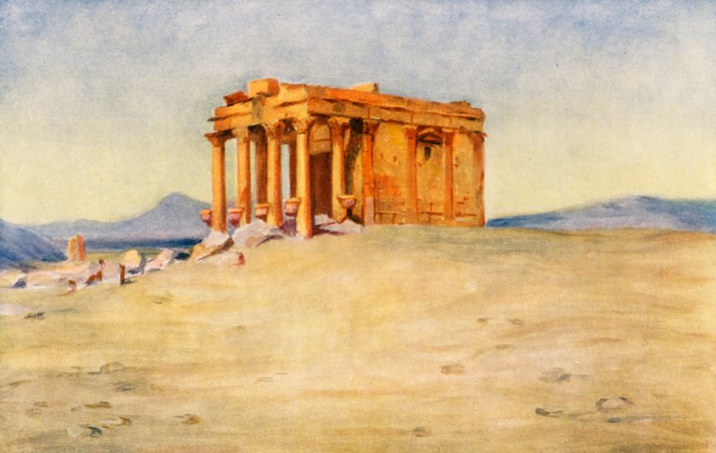 Temple de la mère du roi, Palmyre - Margaret Thomas