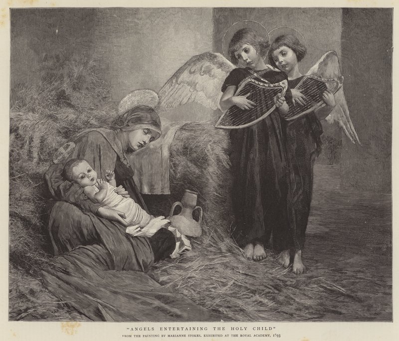 Anges divertissant l