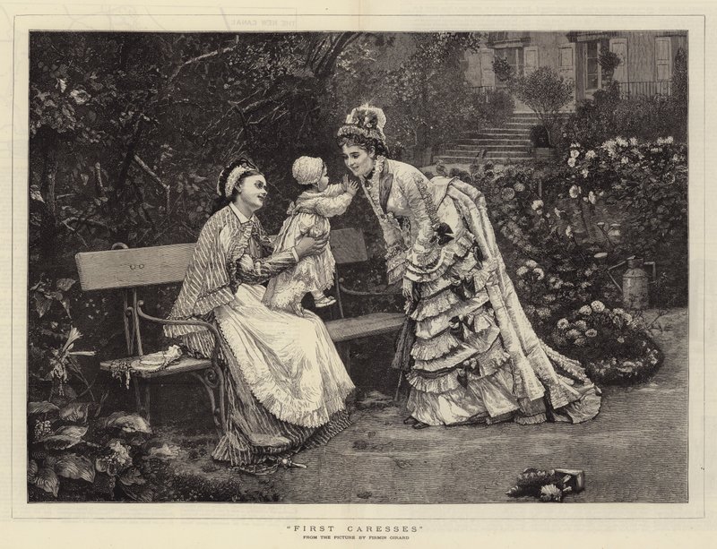 Premières caresses - Marie Francois Firmin Girard