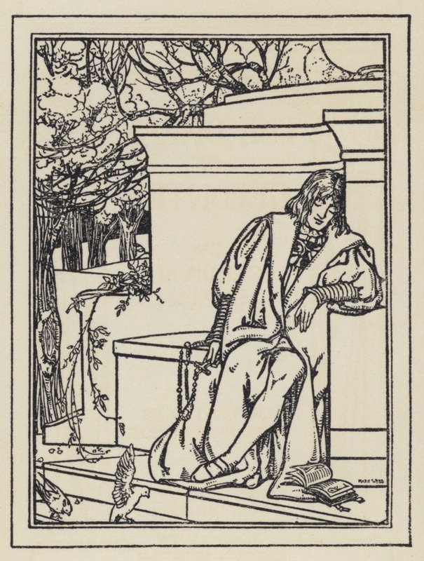 Illustration pour Le Songe de Gérontius par le cardinal Newman - Marie Preaud Webb