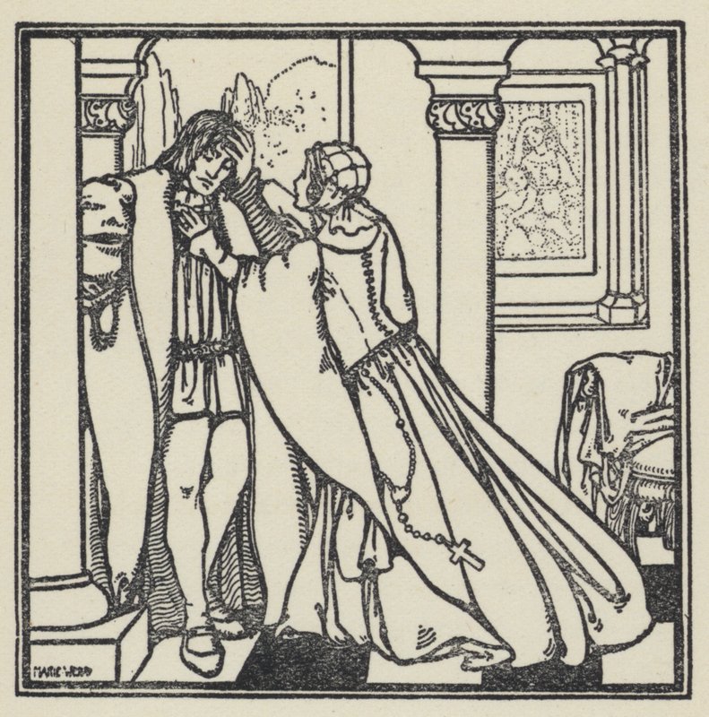 Illustration pour Le Songe de Gérontius par le cardinal Newman - Marie Preaud Webb