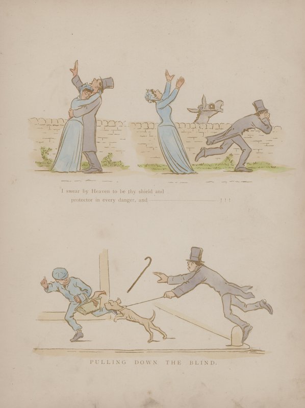 Page de « Les humeurs de Cynicus » (gravure en couleur) - Martin  Anderson