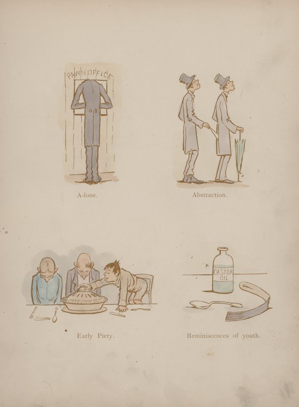 Page de « Les humeurs de Cynicus » (gravure en couleur) - Martin  Anderson