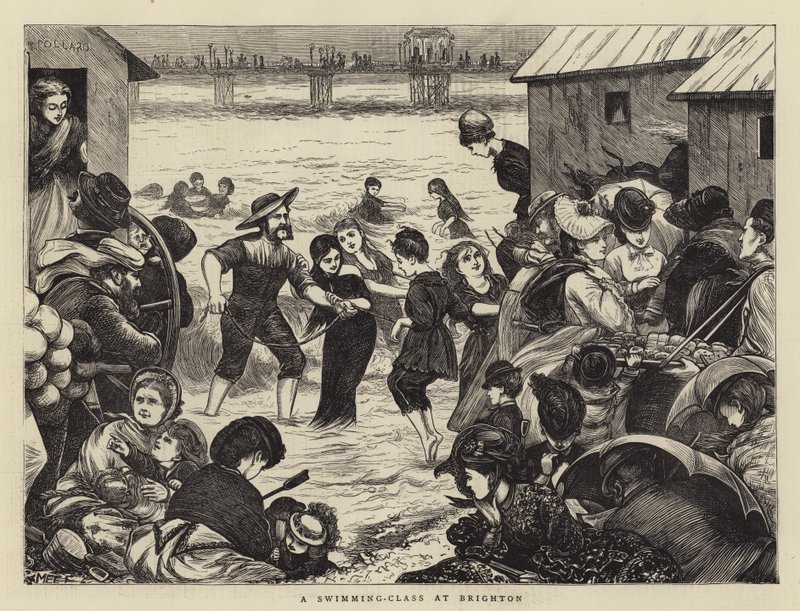 Une classe de natation à Brighton - Mary Ellen Edwards