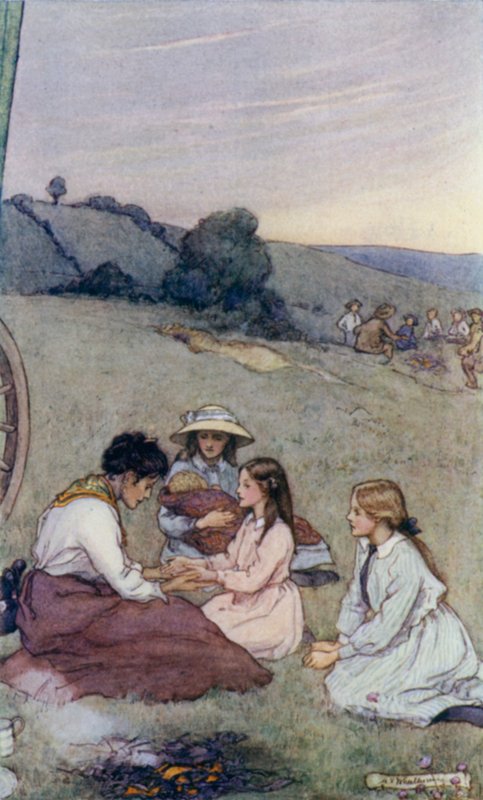 Scène de The Slowcoach, par Edward Verrall Lucas - Mary V. Wheelhouse