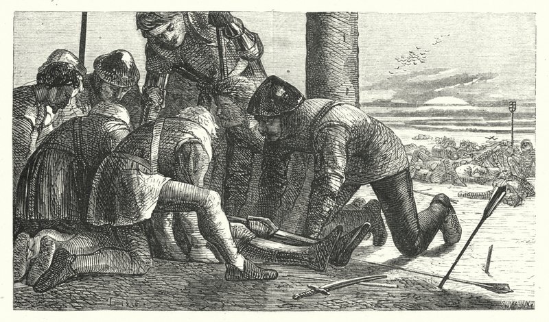 La légende de la plume du prince - Matthew James (attr. to) Lawless