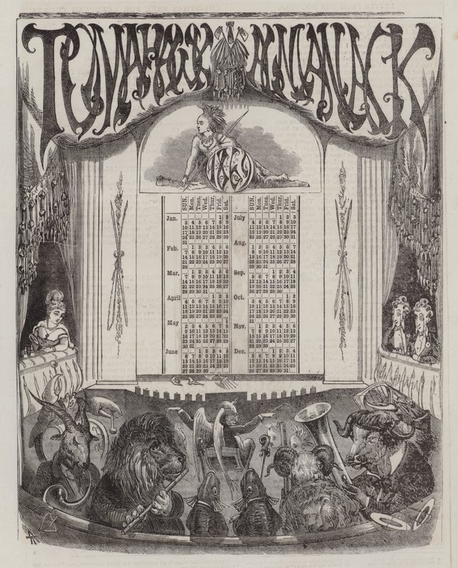 Almanach Tomahawk pour 1869 - Matthew