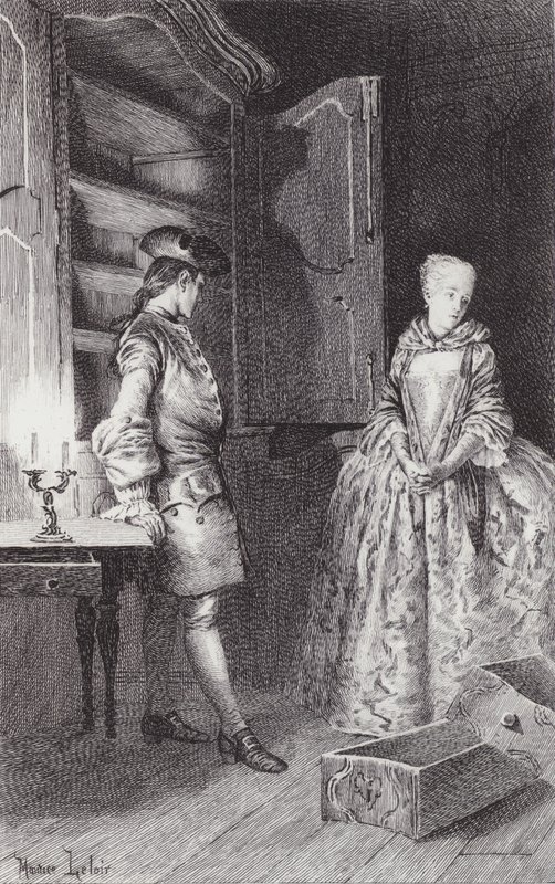 Scène de Manon Lescaut - Maurice Leloir
