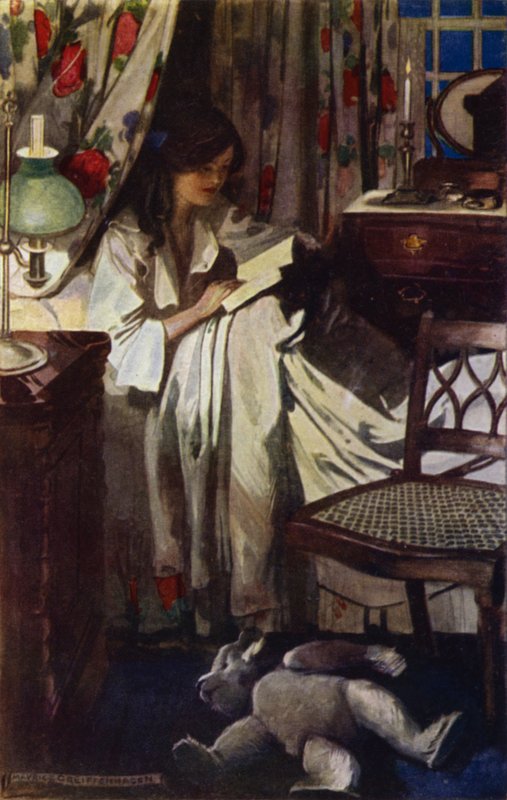 Visite à Bagdad : Dido couvert dans le lit - Maurice (after) Greiffenhagen