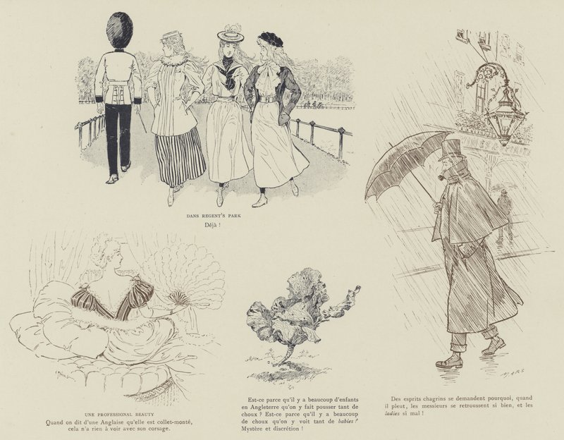 Illustration pour La Vie De Londres par Mars - Maurice Charles Mathieu Bonvoisin