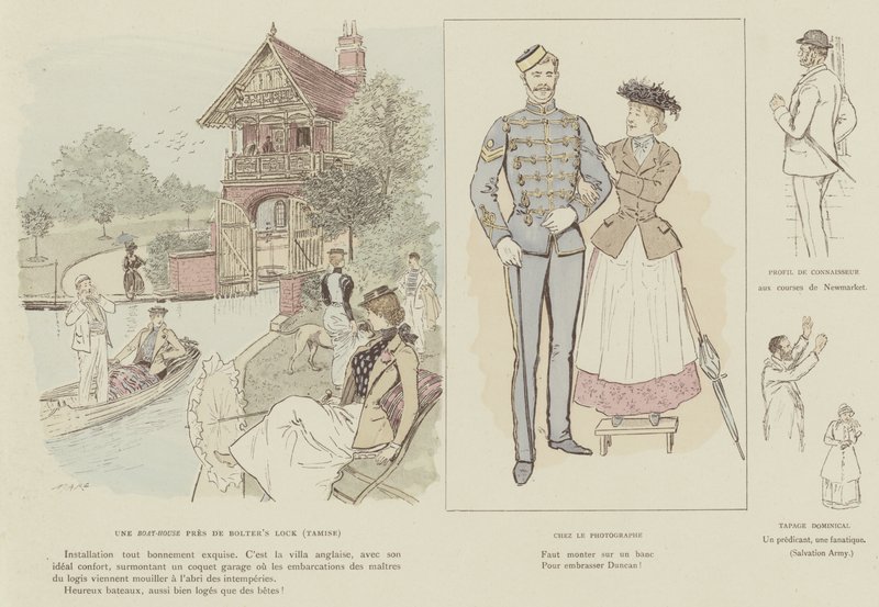 Illustration pour La Vie De Londres par Mars - Maurice Charles Mathieu Bonvoisin