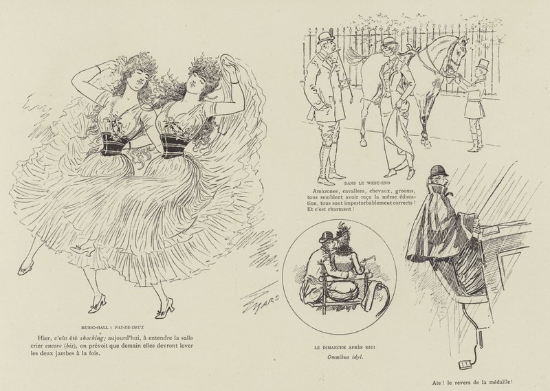 Illustration pour La Vie De Londres par Mars - Maurice Charles Mathieu Bonvoisin