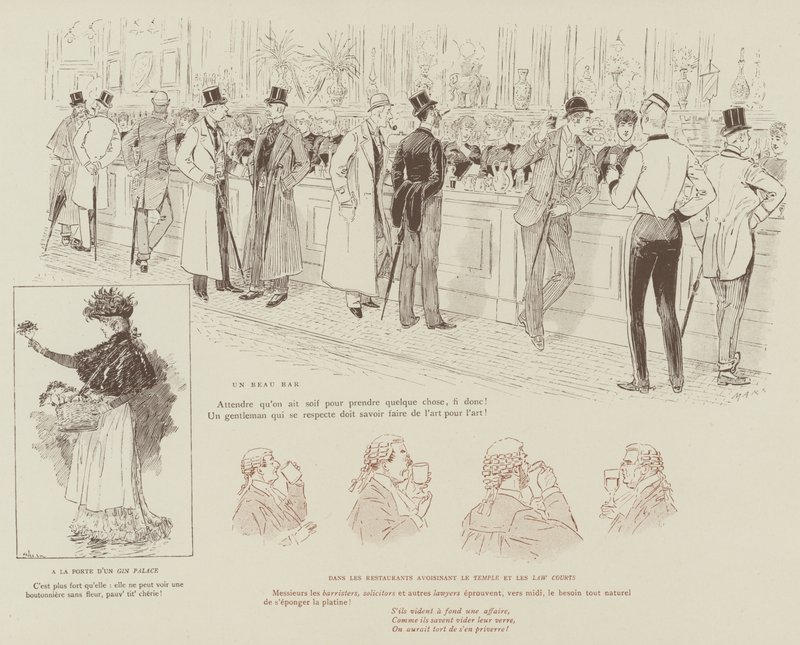 Illustration pour La Vie De Londres par Mars - Maurice Charles Mathieu Bonvoisin