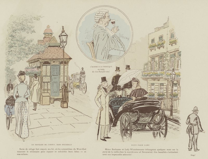 Illustration pour La Vie De Londres - Maurice Charles Mathieu Bonvoisin