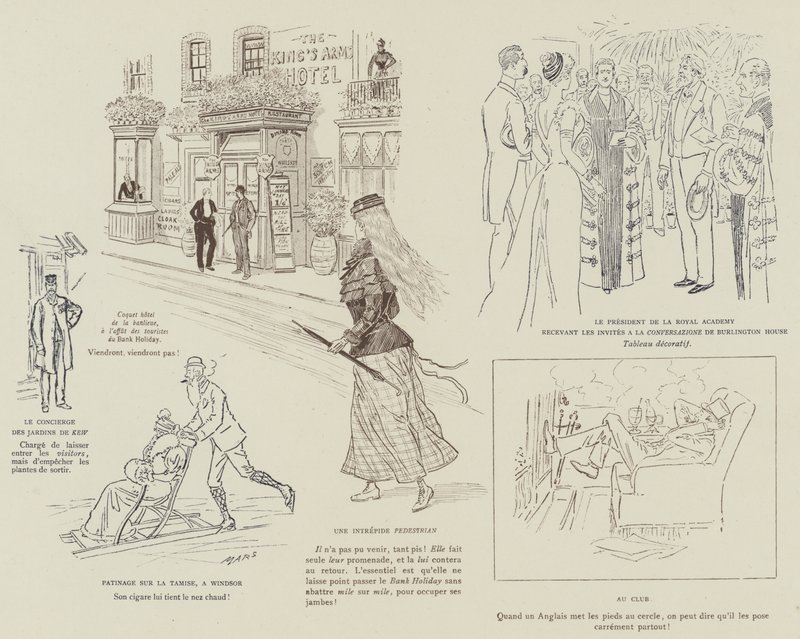 Illustration pour La Vie De Londres - Maurice Charles Mathieu Bonvoisin