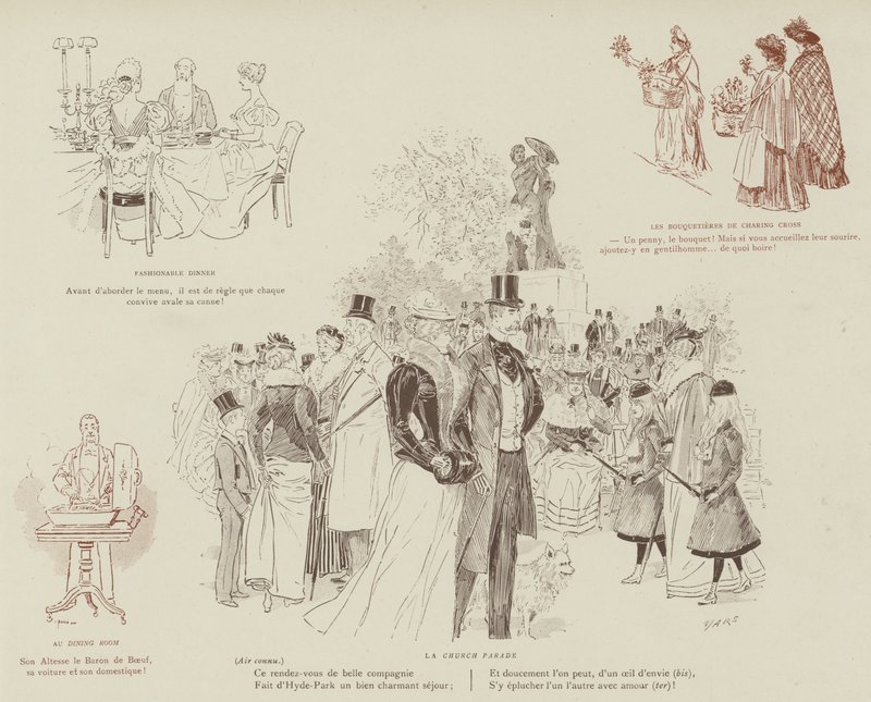 Illustration pour La Vie De Londres - Maurice Charles Mathieu Bonvoisin