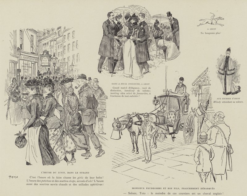 Illustration pour La Vie De Londres - Maurice Charles Mathieu Bonvoisin