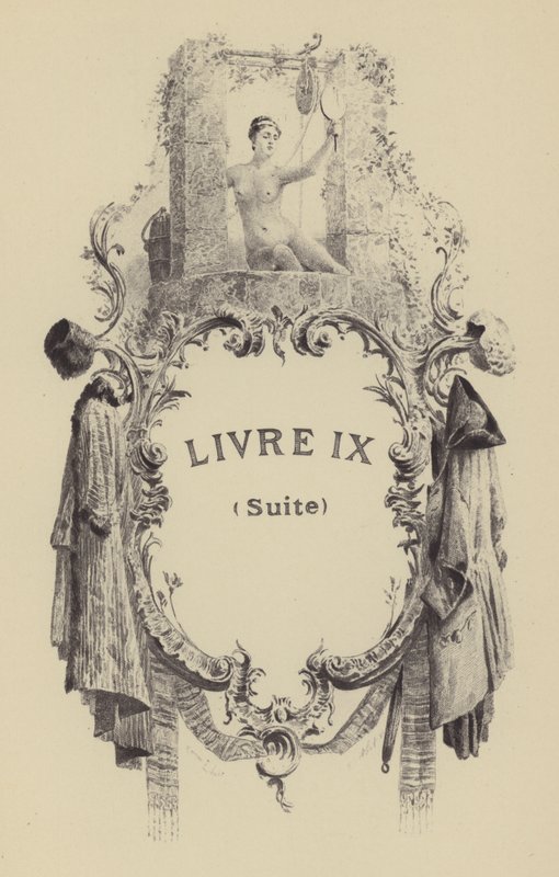 Illustration pour le Livre IX des Confessions de Jean-Jacques Rousseau - Maurice Leloir