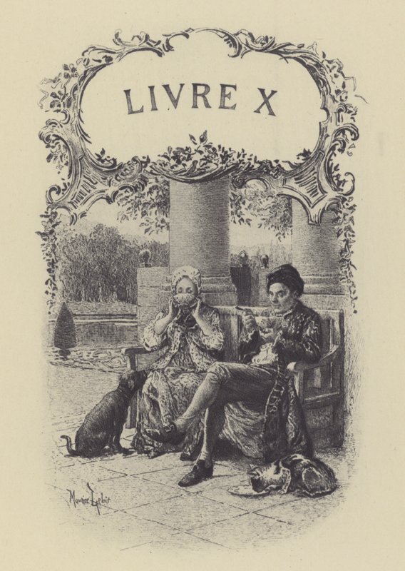 Illustration pour le Livre X des Confessions de Jean-Jacques Rousseau - Maurice Leloir